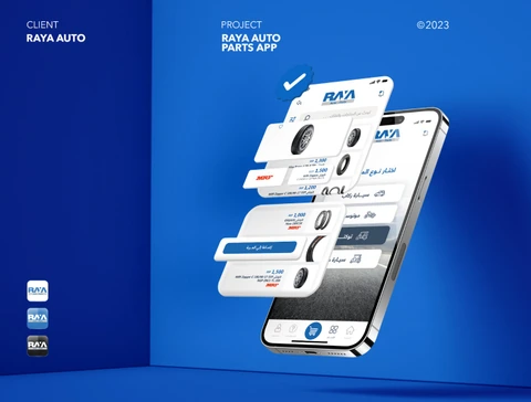 Raya Auto - Spare Parts App — Automotive project by BRANDIZER