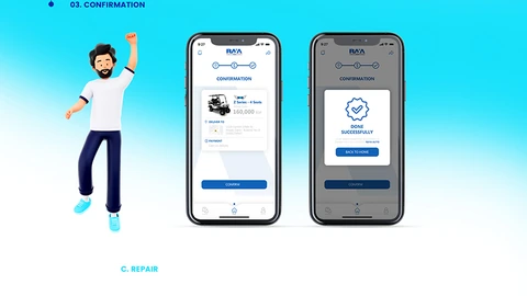 Raya Auto - Mobile App — Automotive project by BRANDIZER