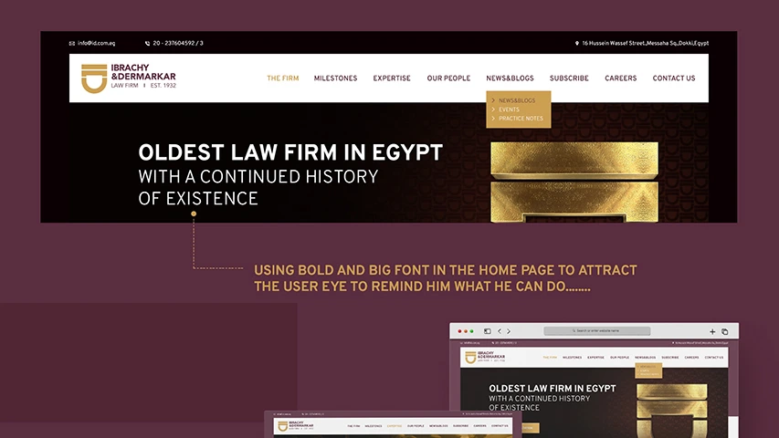Ibrachy & Dermarkar - Website — Corporates campaign by BRANDIZER, image 2