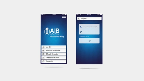 AIB - Mobile App — Banking & Finance project by BRANDIZER