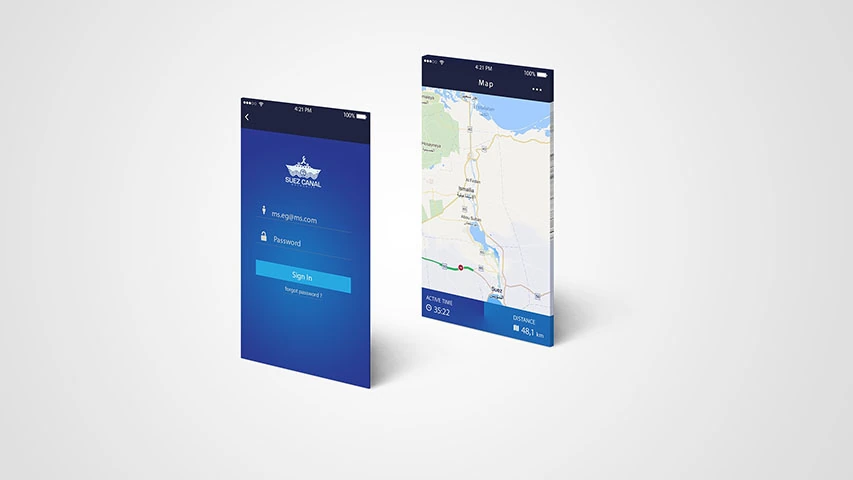 Suez Canal Authority - Mobile App — Government campaign by BRANDIZER, image 1