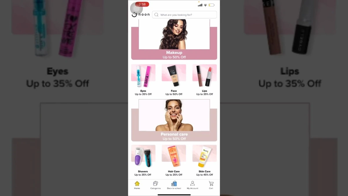Still from Noon — Beauty, platform demo for Noon - Influencer Campaign by BRANDIZER